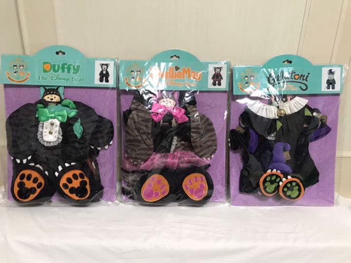 未使用　ダッフィー　シェリーメイ　ジェラトーニ　ぬいぐるみ　コスチューム