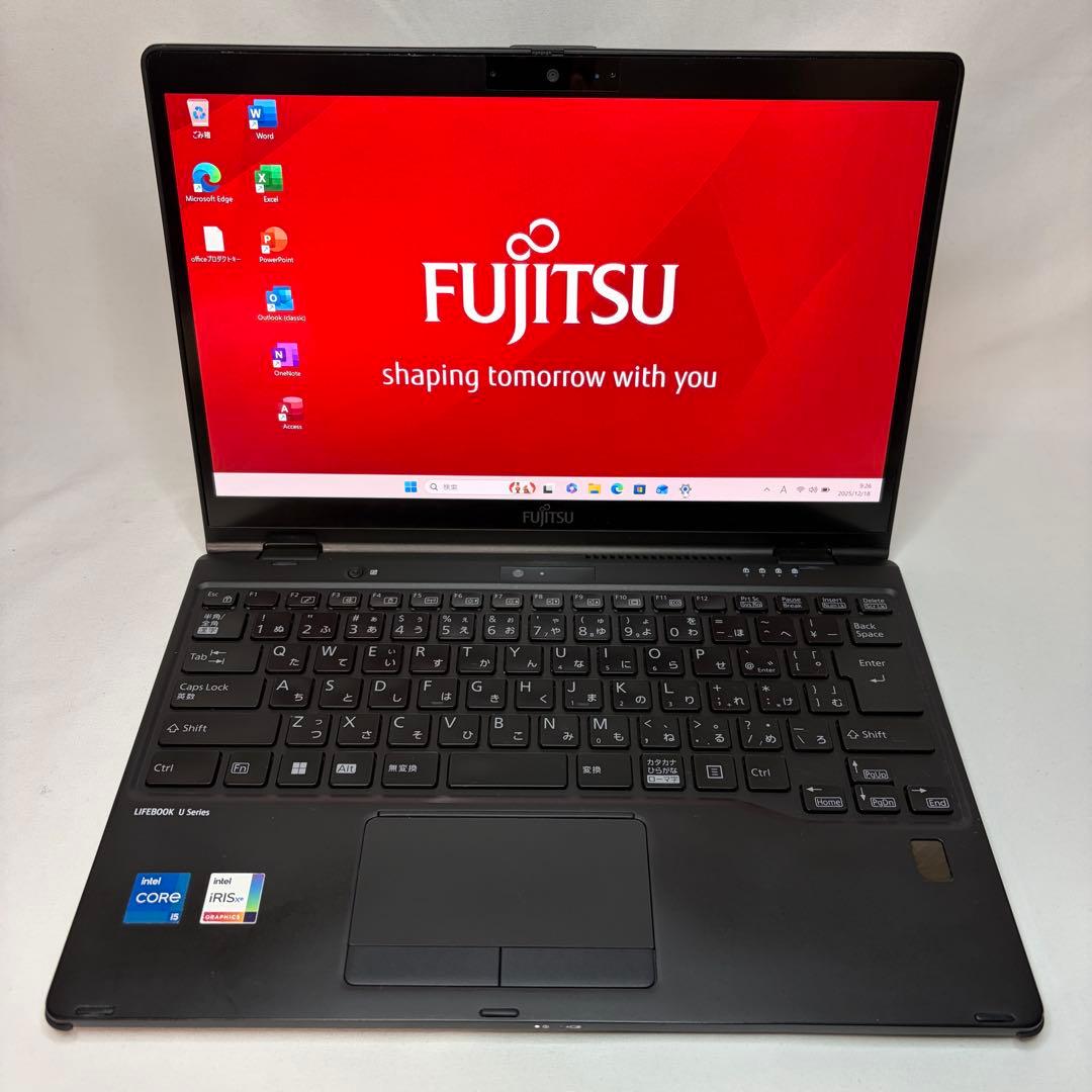 LIFEBOOK U9312X 12世代 i5 2in1 タッチパネル オフィス
