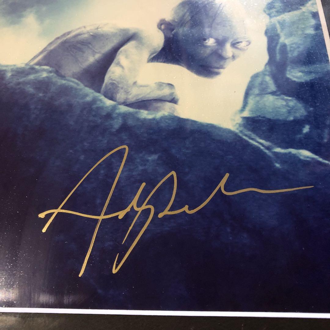 ロードオブザリング ゴラム役 アンディサーキス氏 直筆サイン ポートレート