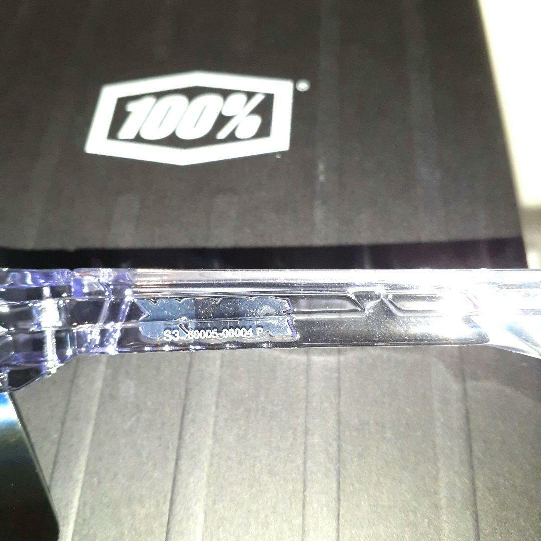 最新版 100% S3 クリア ラベンダー ワンハンドレッド サングラス