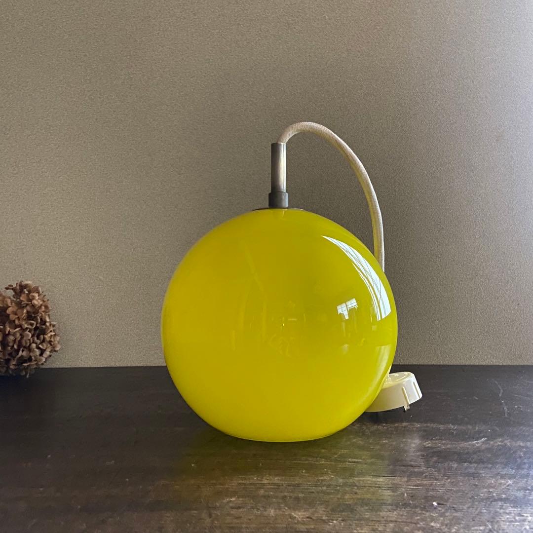 ビンテージ照明　70’s スペースエイジ　レトロポップ　昭和レトロ