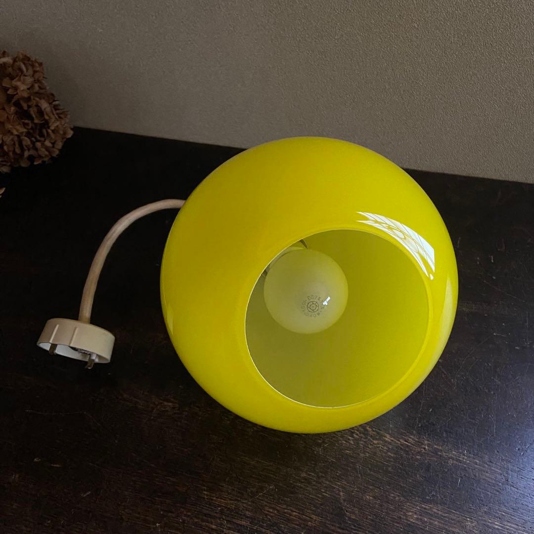 ビンテージ照明　70’s スペースエイジ　レトロポップ　昭和レトロ