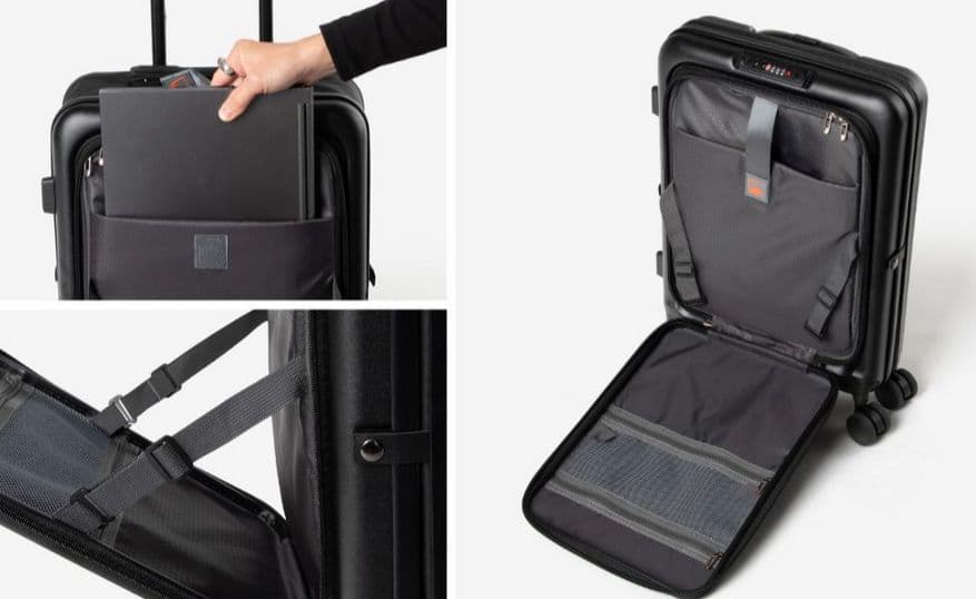 45L ブラック UNKNOWN&Co. スーツケース 折りたたみ可能 可変式