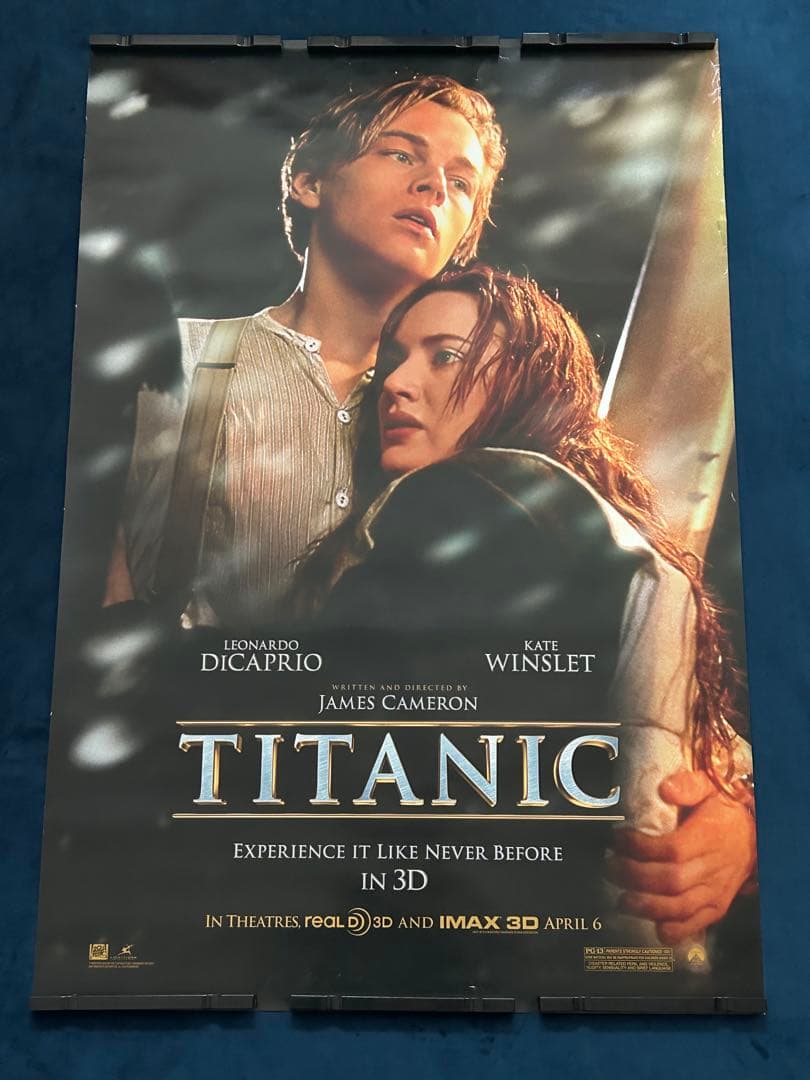 タイタニック　3Dリマスター版　USオリジナル映画ポスター