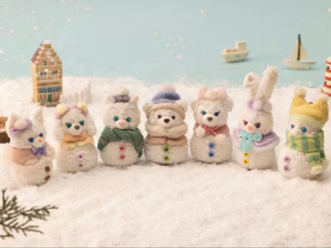 ダッフィー＆フレンズ シークレットオブスノーウィーデイ ぬいぐるみチャーム