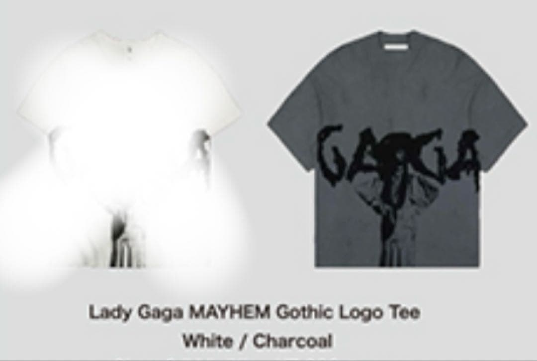 レディガガ　日本ポップアップ限定MAYHEM ガガ グラフィックTシャツ L