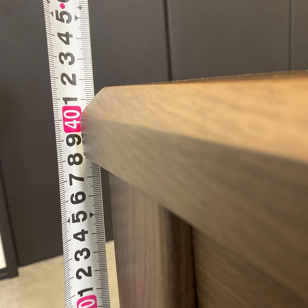 梱包・発送たのメル便使用　こたつ約120×80cm 長方形 木目調