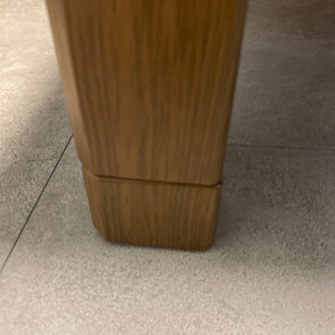 梱包・発送たのメル便使用　こたつ約120×80cm 長方形 木目調