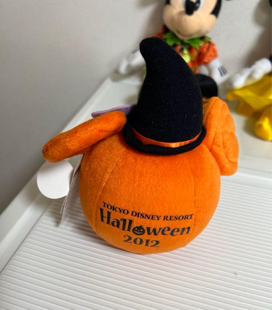 ディズニーミッキー、ミニーちゃんのぬいぐるみがハロウィン）
