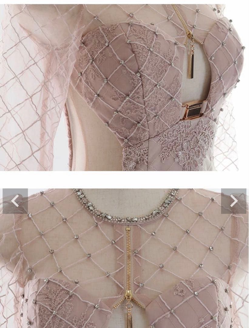 ❤*︎様 ROBE de FLEURS ピンクベージュ ナイトドレス