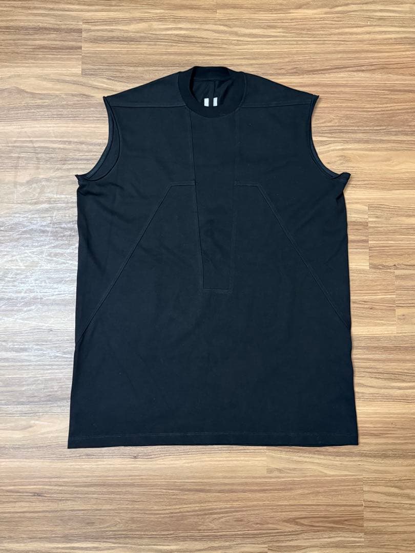 トップス Rick Owens SPLINTERED TARP T BLACK 24SS
