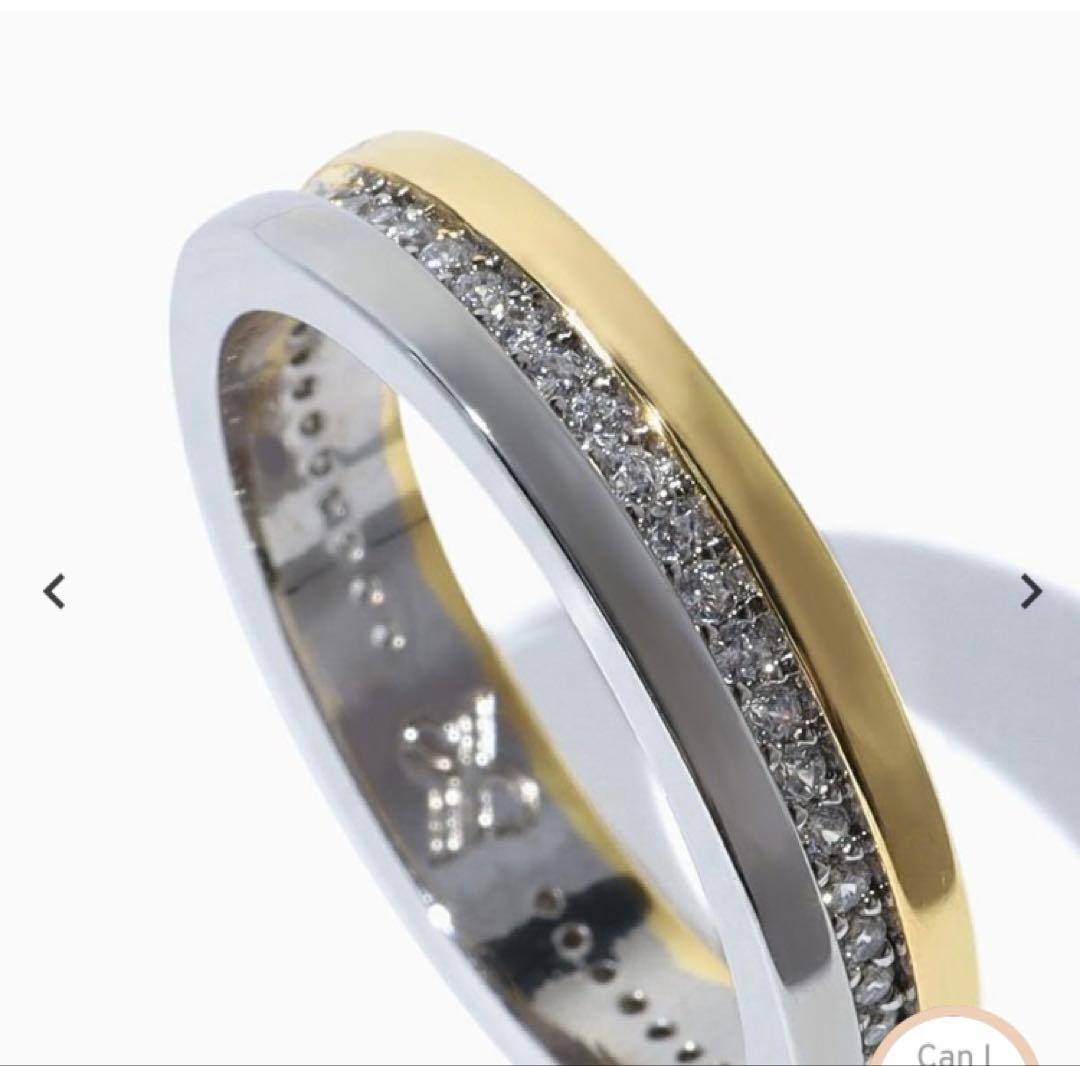 ★ティアラ★【美品】ステラハリウッド　ミックスシャイニーラインリング