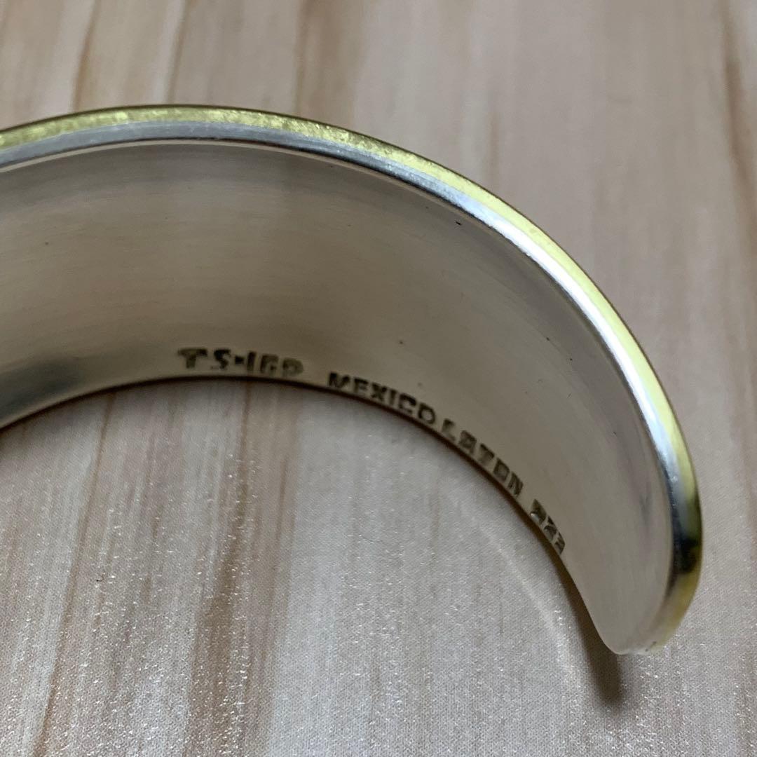 美品 ヴィンテージ メキシカンジュエリー ボーンカフ ブレスレット TAXCO