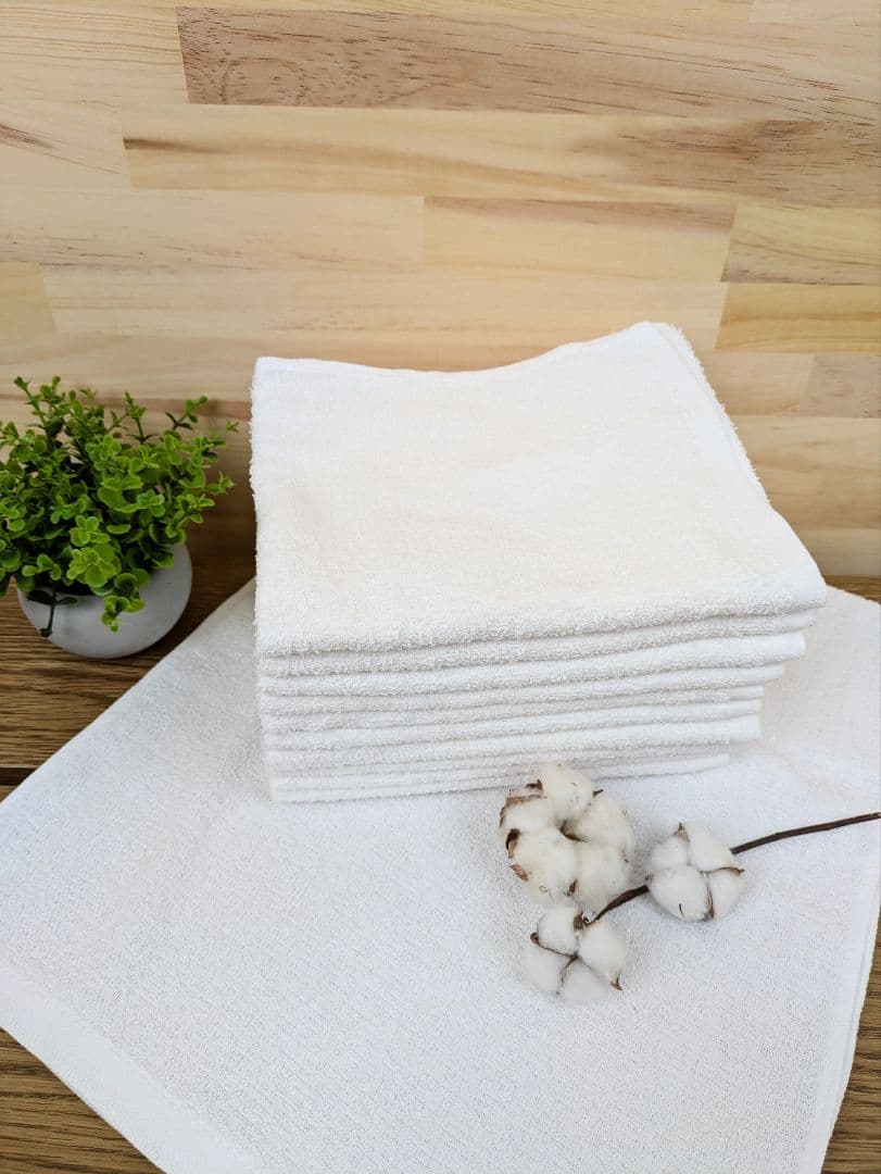 新品　200匁白フェイスタオル　超お買い得　120枚セット　まとめ買い