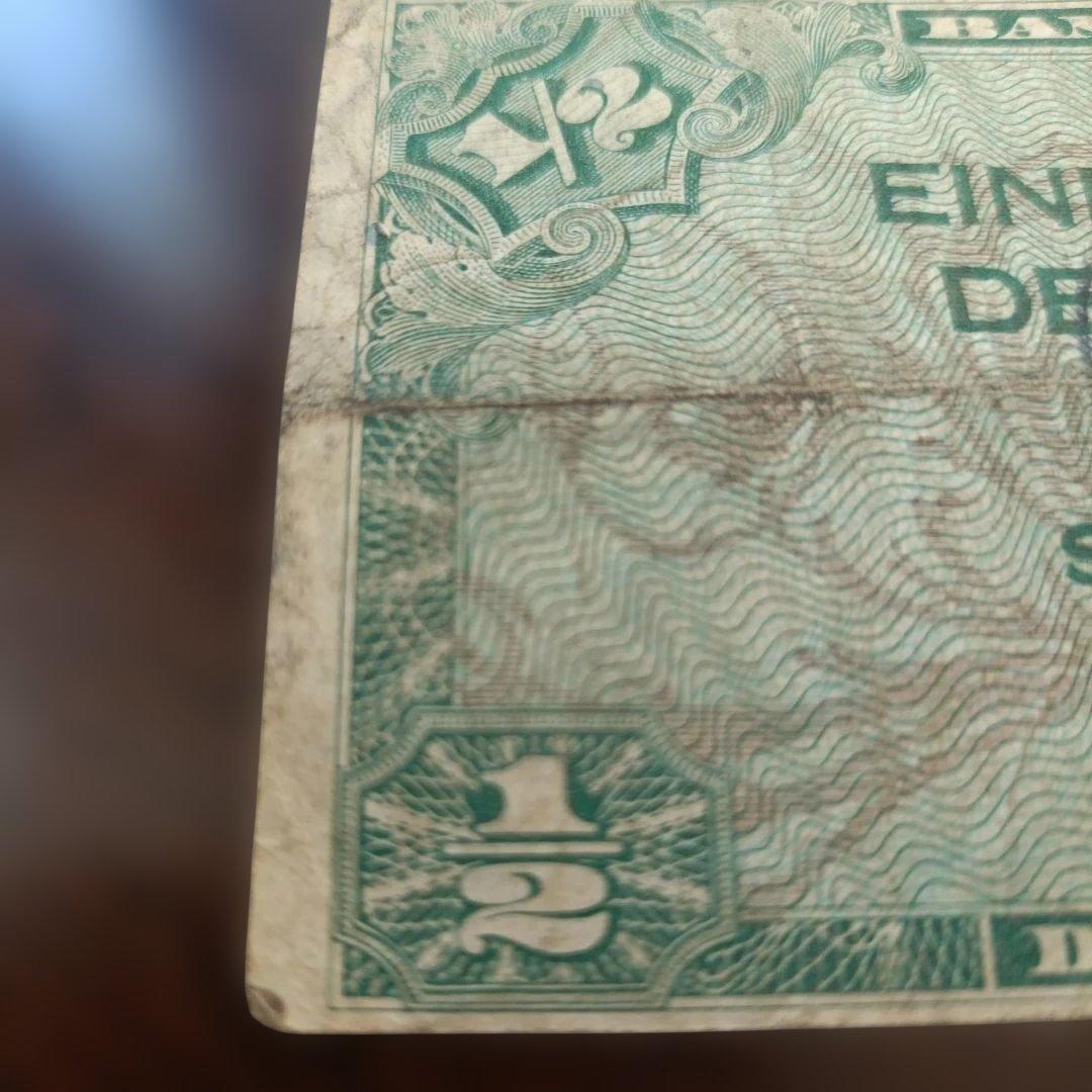 1/2 Deutsche Mark 旧貨幣