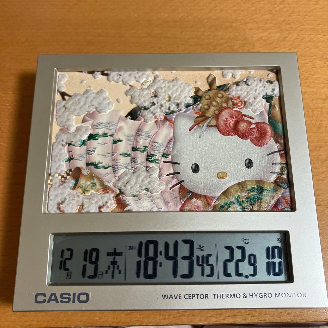 CASIO 置き時計ハローキティ　非売品