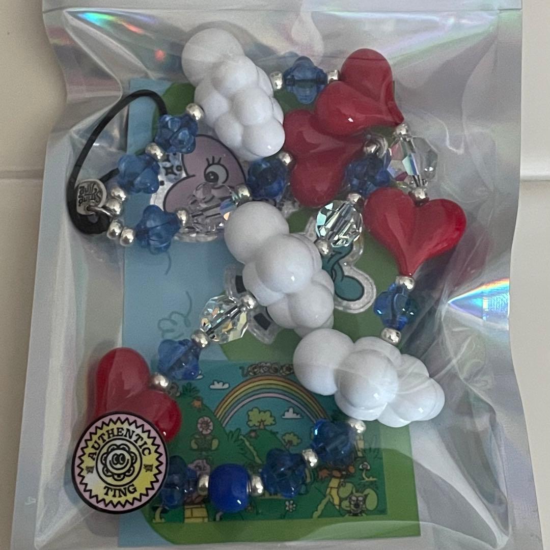 正規品 ストリングティング キューピッド kawaii ハート 雲 ブルー