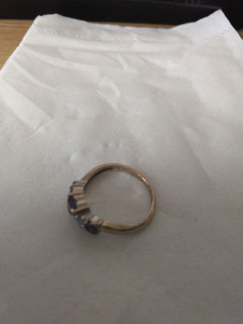 K18WGリング、K10WGネックレス2点