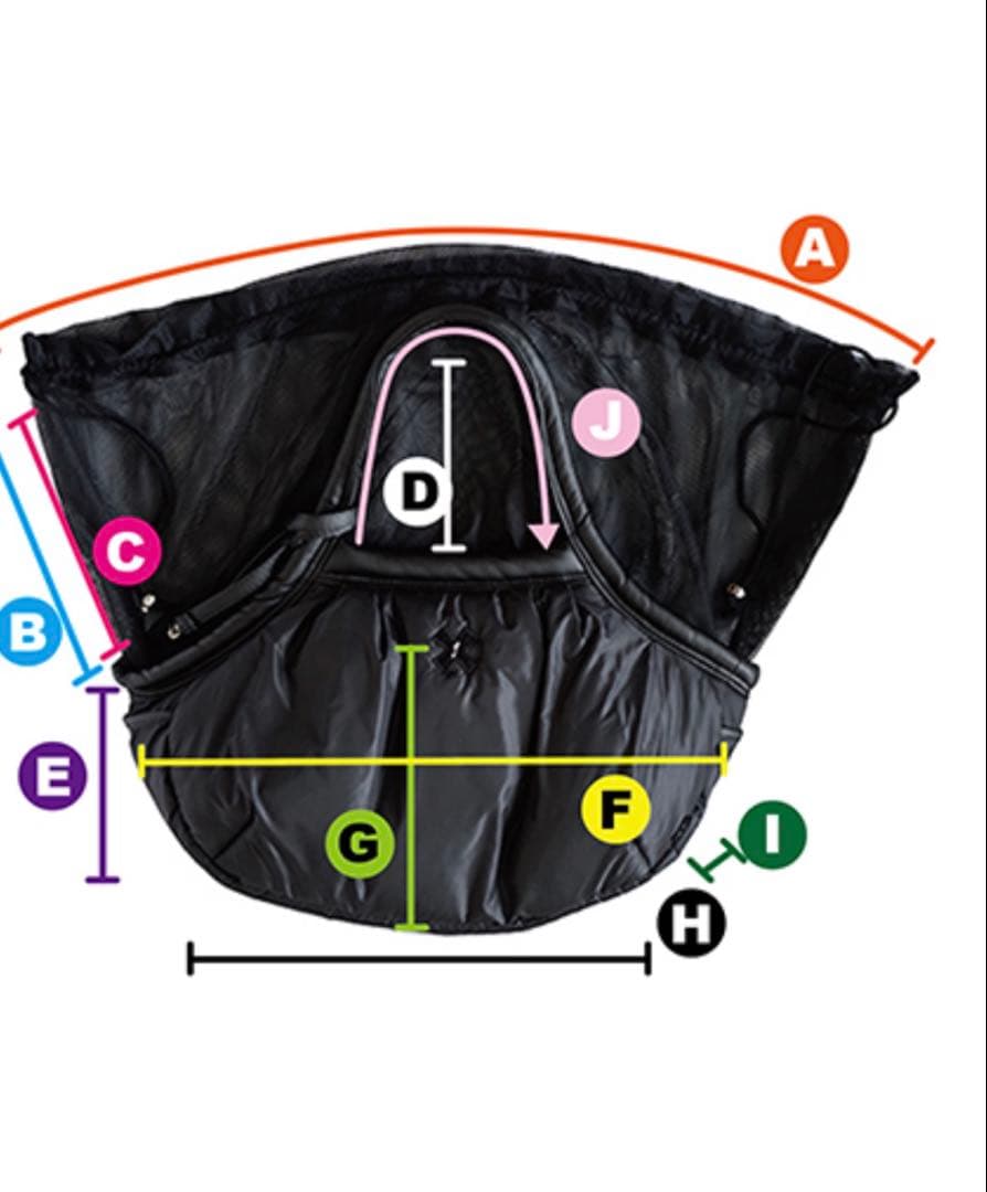 犬用キャリーバッグ ブラック・ホワイト ギンガムチェック　デザインF Sサイズ