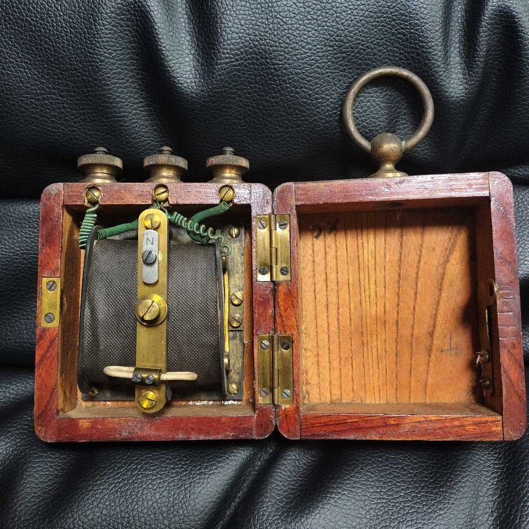 アンティーク 戦前 沖電気 検流計 骨董