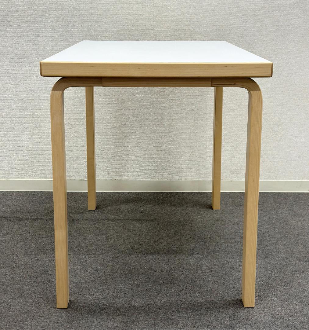 ■アルテック■TABLE80B　ダイニングテーブル　デスク　ホワイトラミネート