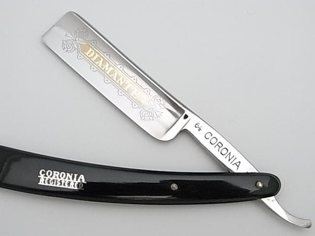 未使用 西洋剃刀 CORONIA RAZOR 64 カミソリ かみそり レザー