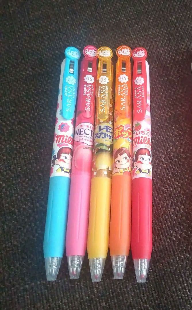 ゼブラ サラサクリップ 香りつき 不二家 ペコちゃんセット