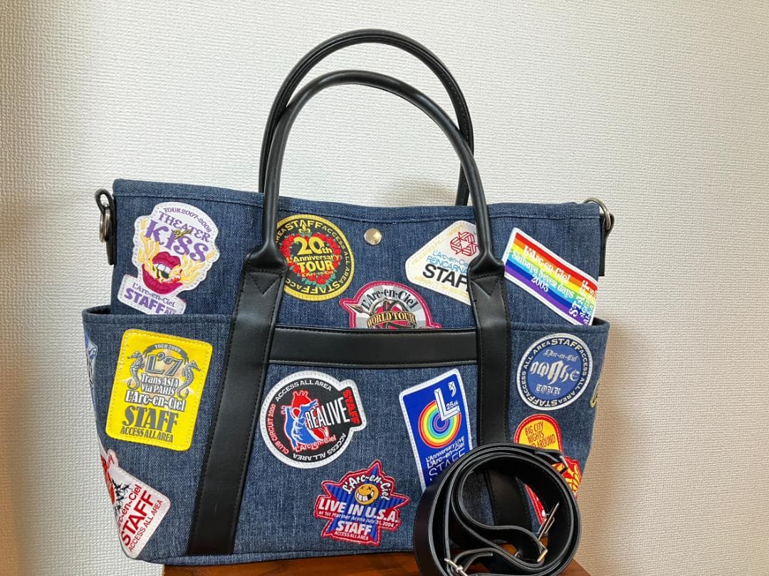 L'Arc～en～Ciel　ラルク 25周年記念 デニム パスバック