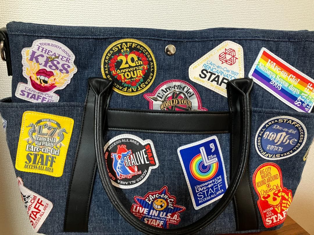 L'Arc～en～Ciel　ラルク 25周年記念 デニム パスバック