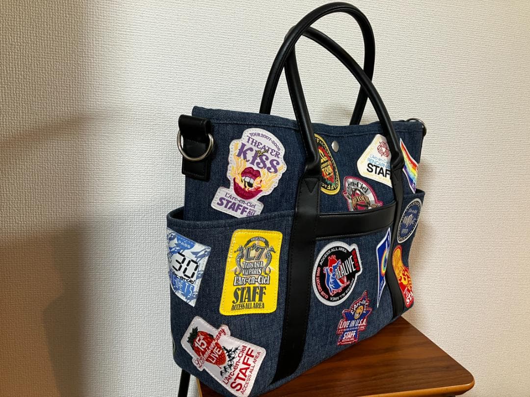 L'Arc～en～Ciel　ラルク 25周年記念 デニム パスバック