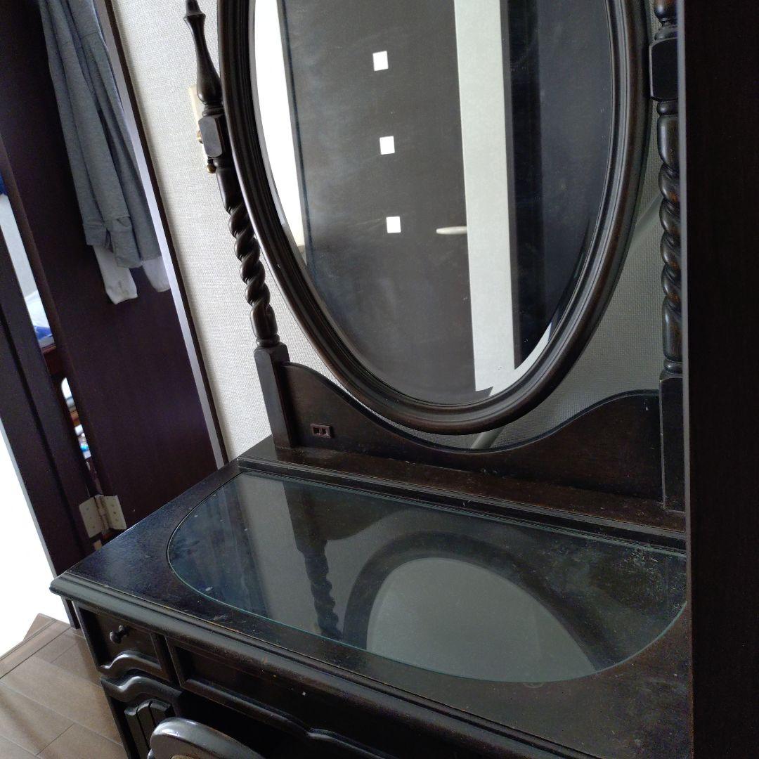 マホガニー　ダークブラウンドレッサー