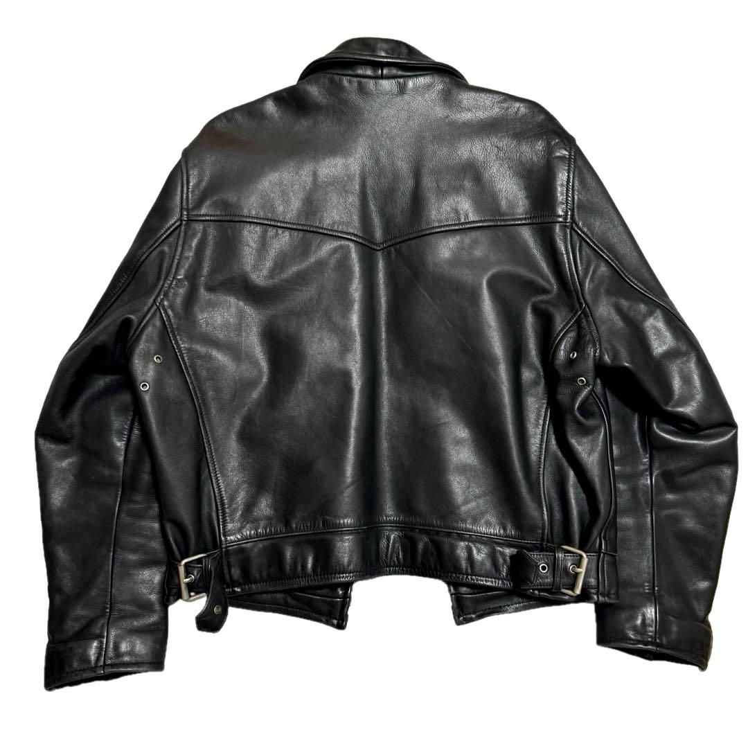 ハーレーダビッドソン レザージャケット シングルライダース　L ブラック 人気