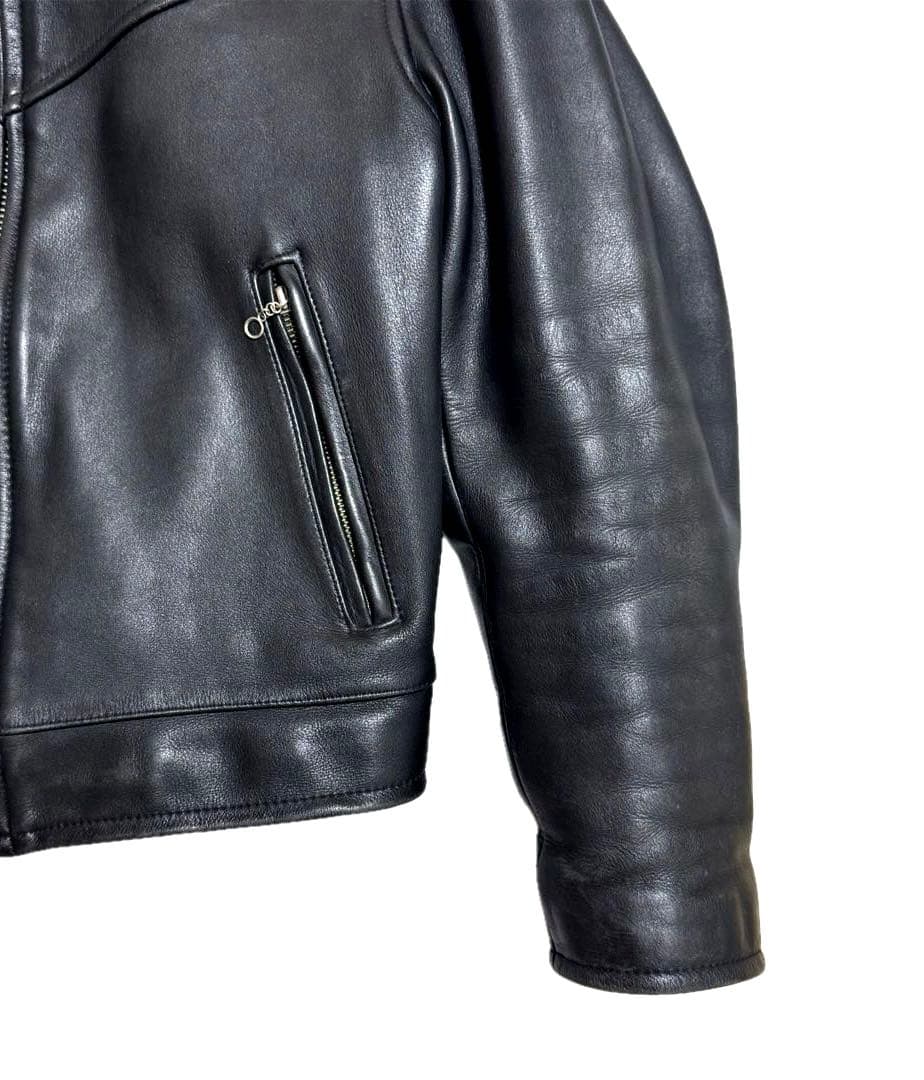 ハーレーダビッドソン レザージャケット シングルライダース　L ブラック 人気