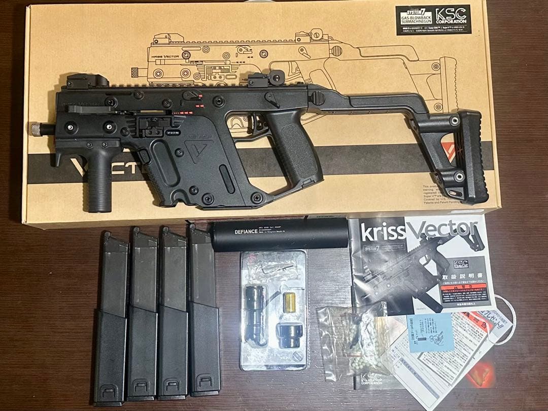 [値下中・美品・箱とレアパーツ付き] KSC KRISS VECTOR ベクター