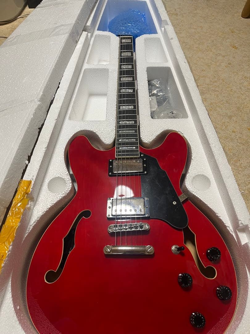 ギター GROTE Jazz Electric Guitar (Red)