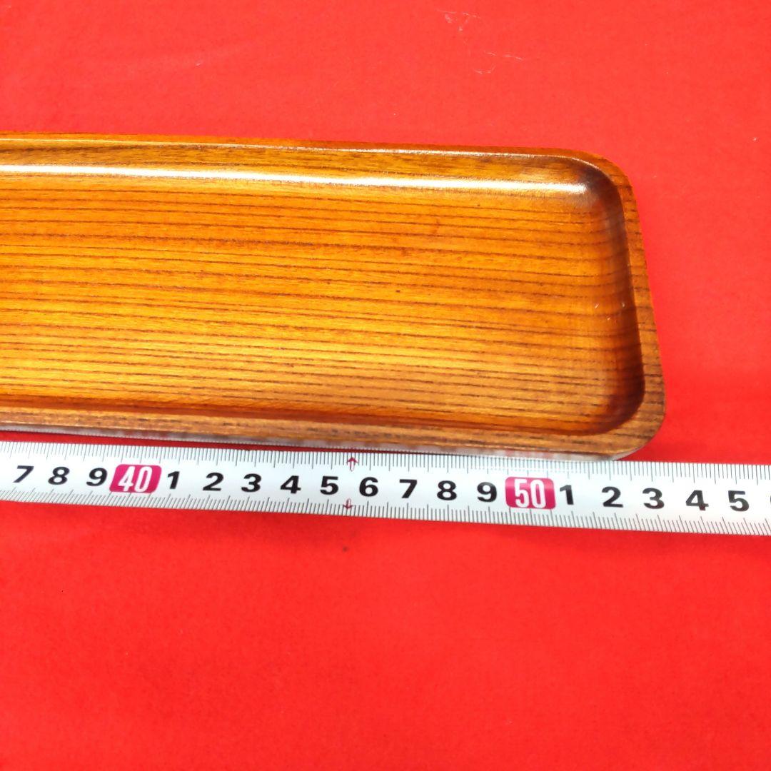 煎茶道具☆煎茶盆　一文字盆　(大)　欅　　53cm