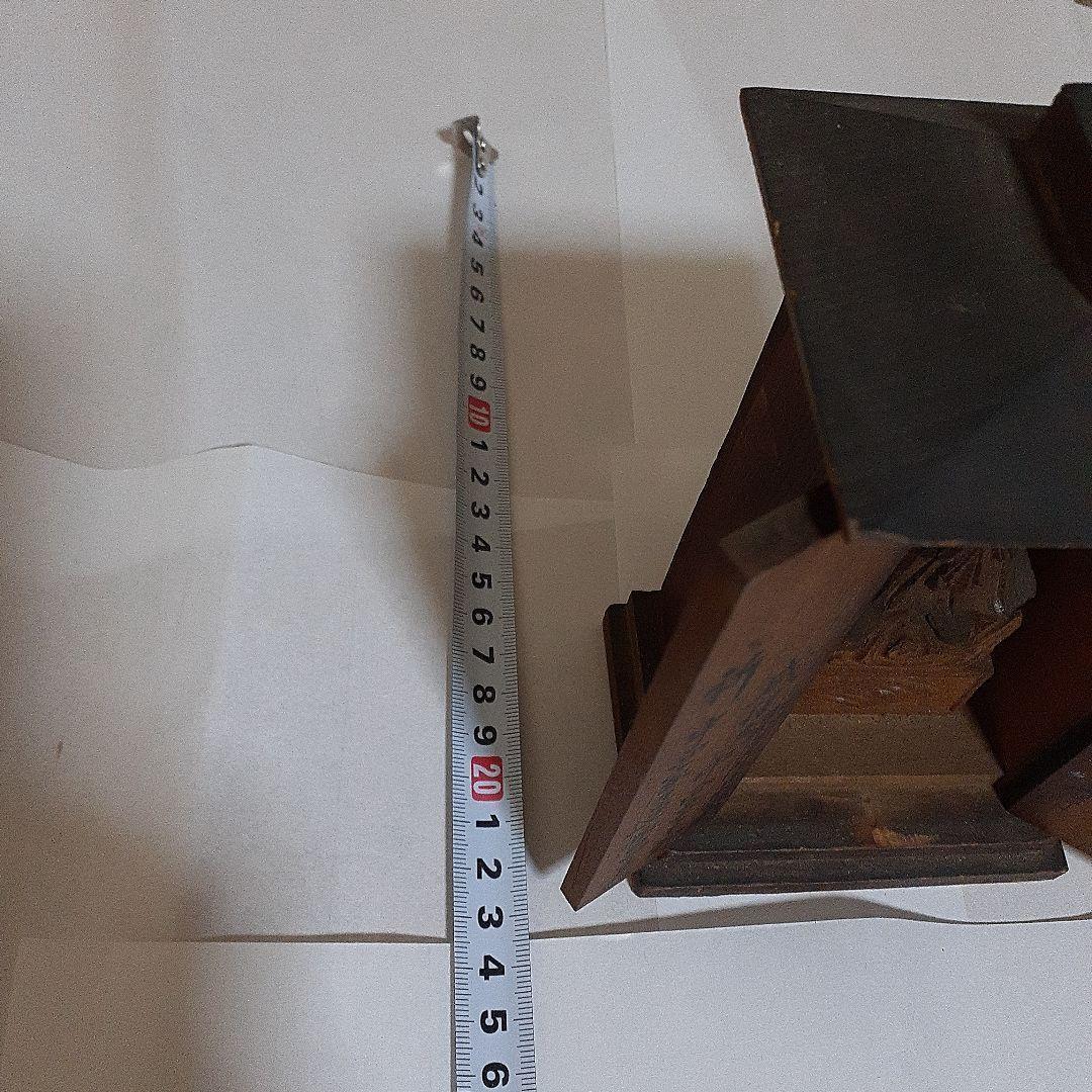 レア　江戸期　帝釈天　立像　厨子　仏像