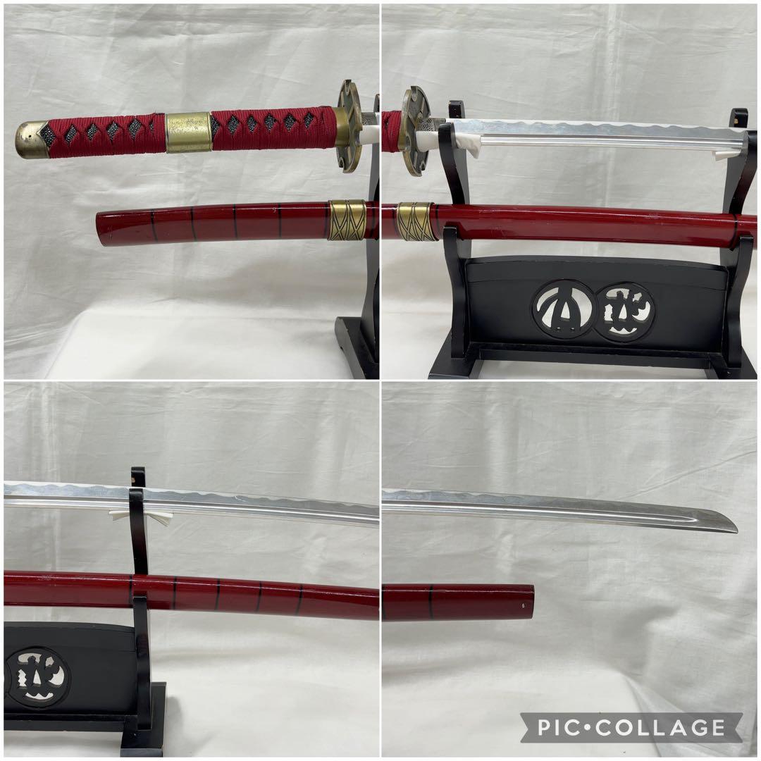 舞台刀 模造刀 2本セット 赤鞘 白鞘 紅白 樋入り