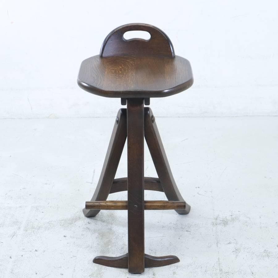 オランダ製 DIANA ディアナ オーク無垢 カウンターチェア ハイスツール 2