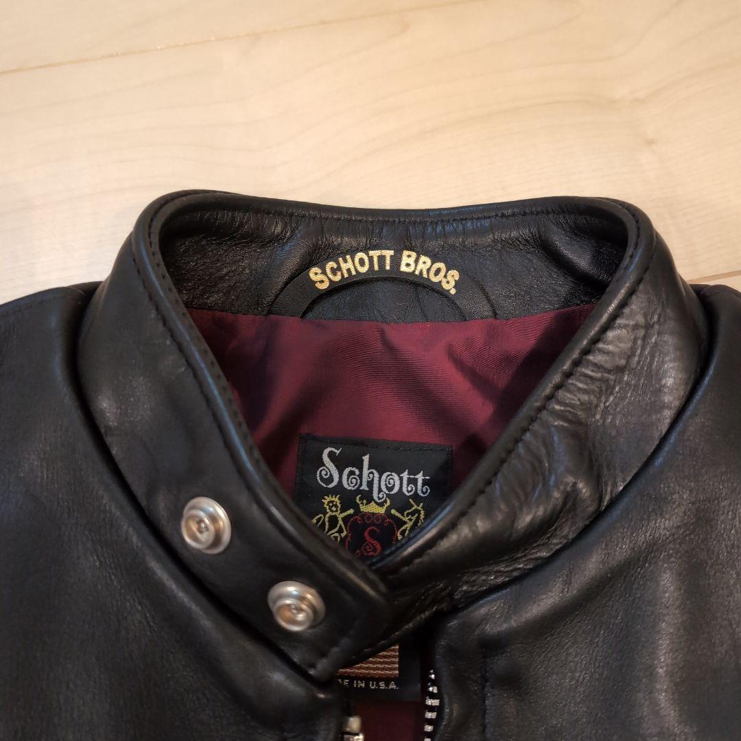 【美品】Schott 641xx 38 ショット シングルライダース