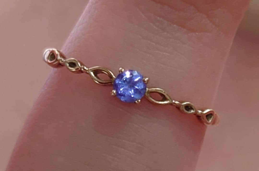 ずんだ　BIZOUX ビズー ワンマイルジュエリー タンザナイト リング