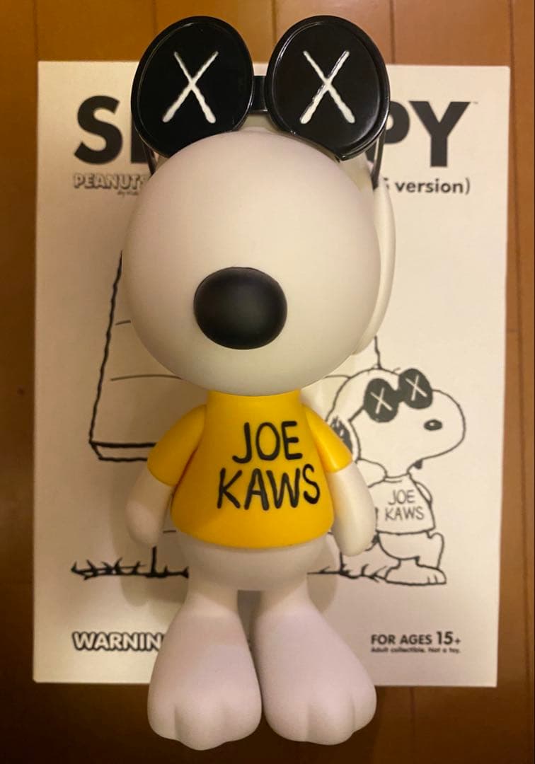 original fake kaws JOE SNOOPY ソフビフィギュア