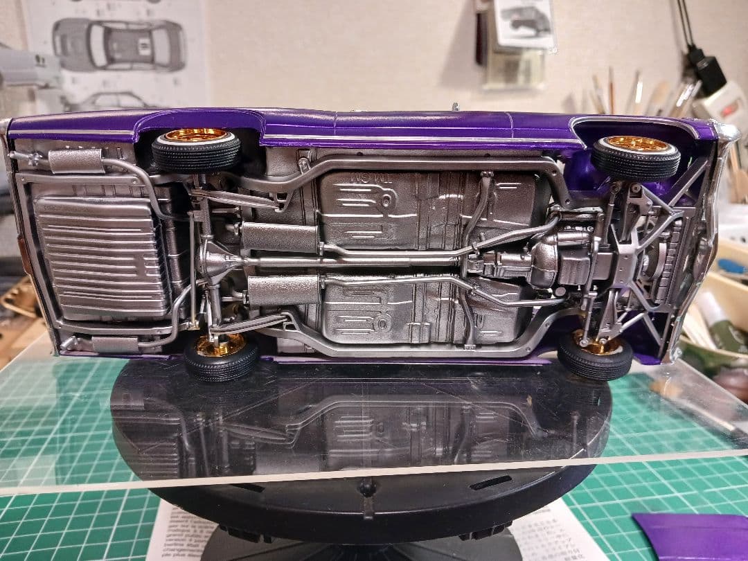 自動車 amt 1/25 1967 impala ss lowrider