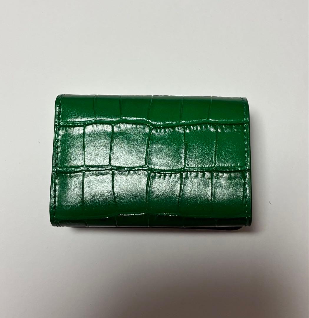 BALENCIAGA グリーン 三つ折り財布
