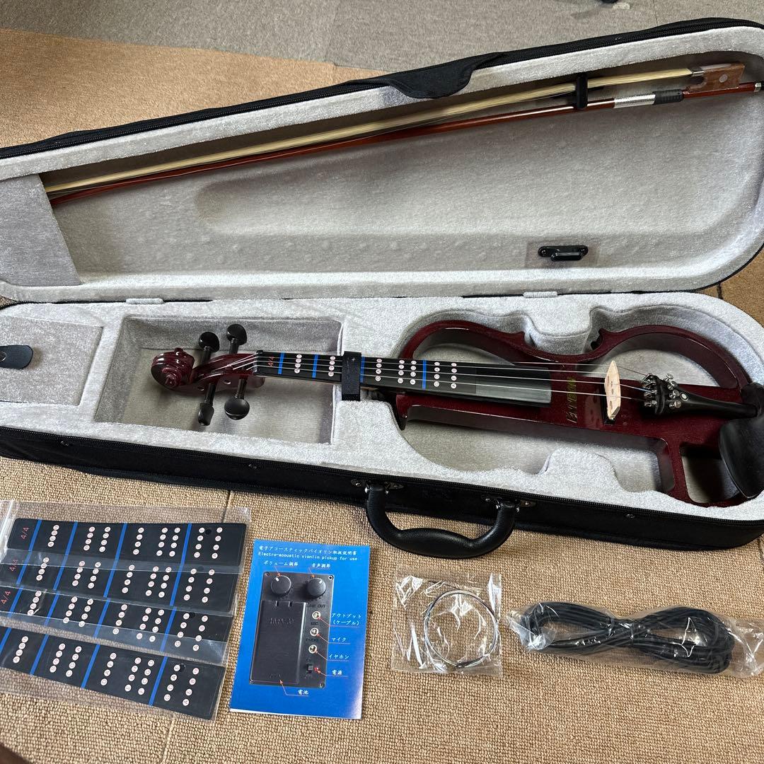 ENNBOM サイレントバイオリン HVPV-30 エレキバイオリン ※r2