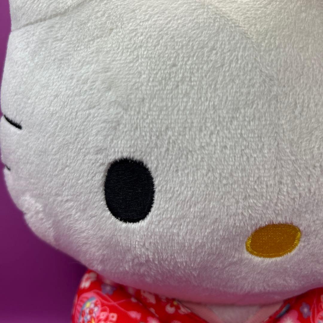 着物姿　ハローキティ　ぬいぐるみ2点セット　ちりめん　和服　日本