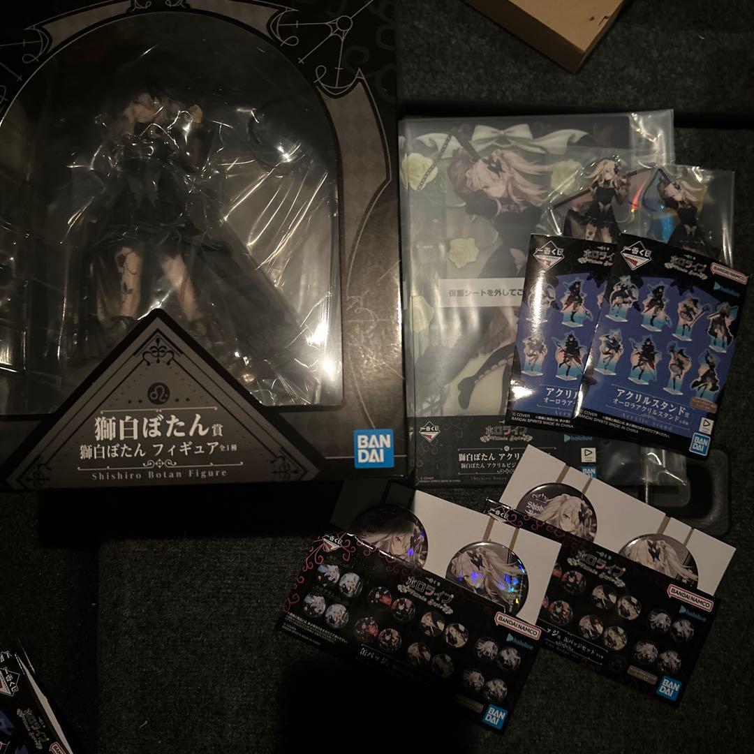 ホロライブ 獅白ぼたん 一番くじ Villain Style フィギュア　ほか