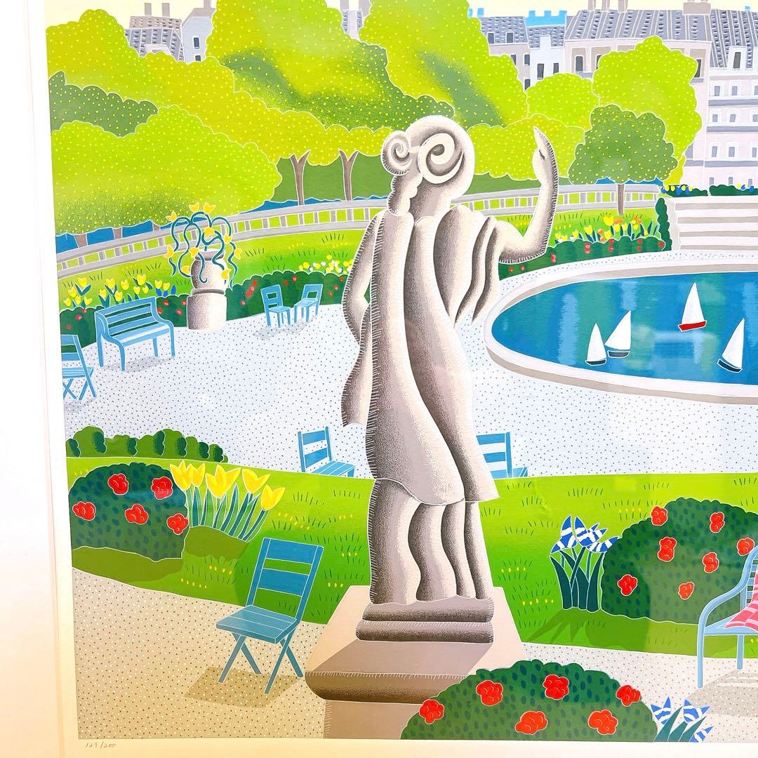 【限定1枚】トーマスマックナイト　ルクセンブルク ガーデン 129/200 真作