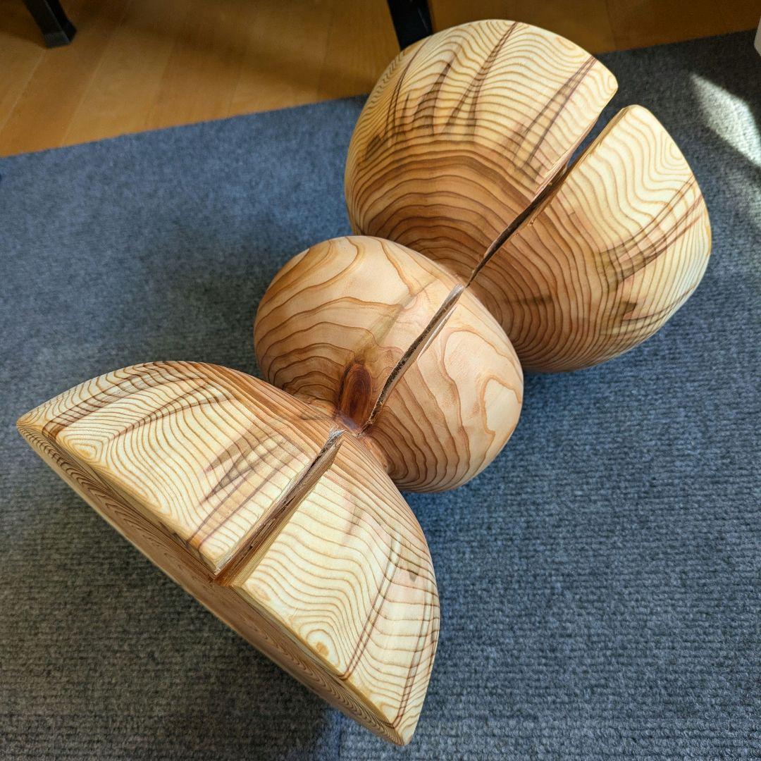 杉　希少　丸太　椅子　スツール　高さ約30.5㎝