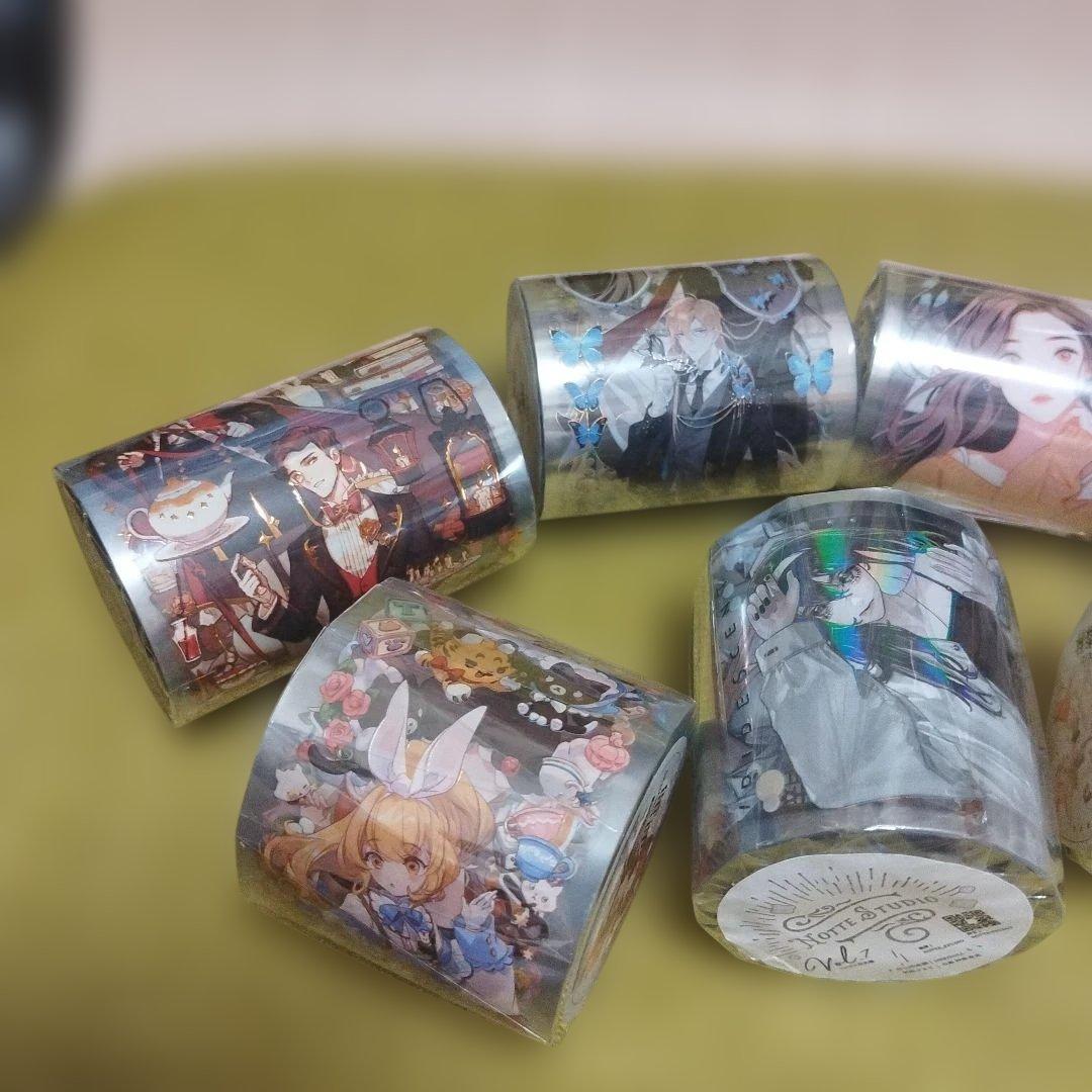 ユ*ナ様 ［新品・12点セット・おまけつき］海外マスキングテープ 特殊マステ 男